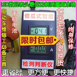 山水技电动车充电器控制器电池容量线路傻瓜式智能检测判断仪