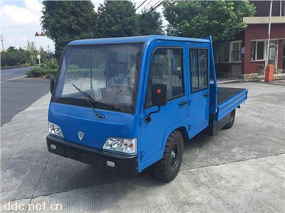 利凯士得 场内物料搬运电动平板车 自卸电动货车