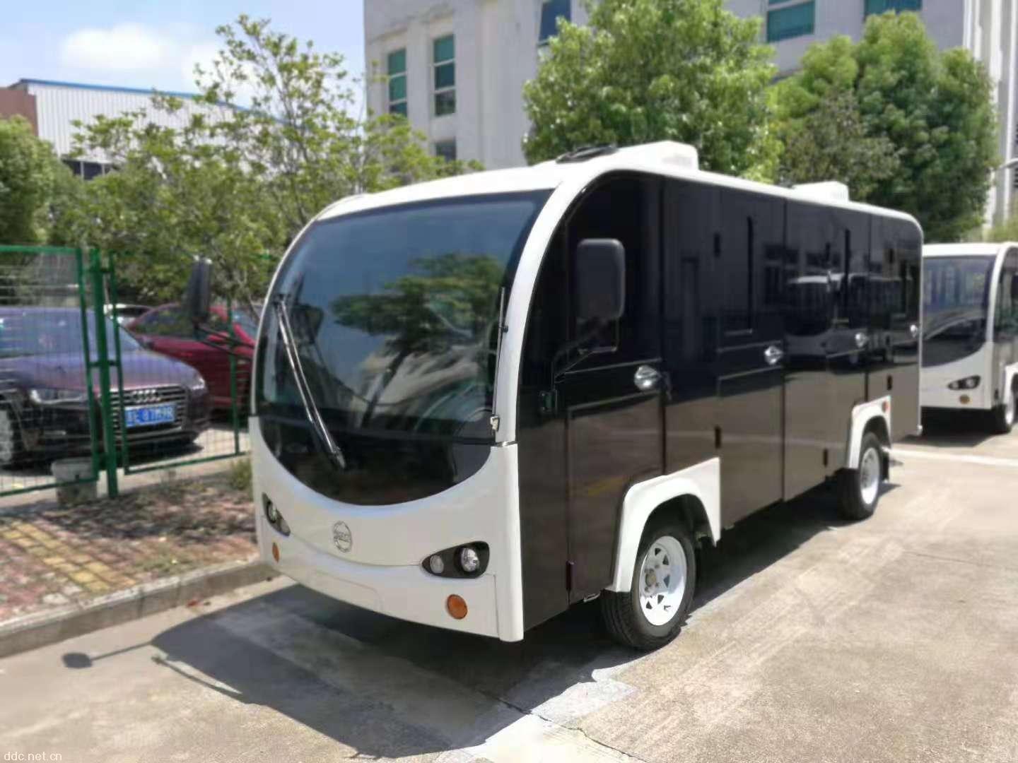 封闭带门电动观光车 景区旅游观光车