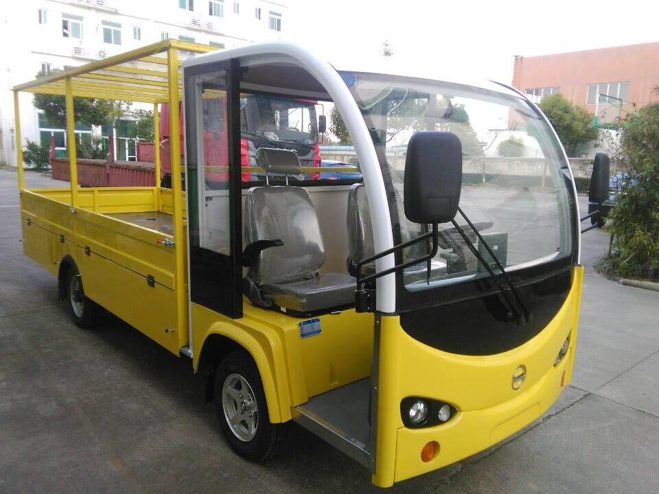 利凯士得 低速厂区电动平板车 自卸电动货车