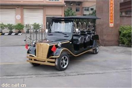 复古老爷车 全封闭电动老爷车 观光 看房 结婚电动车