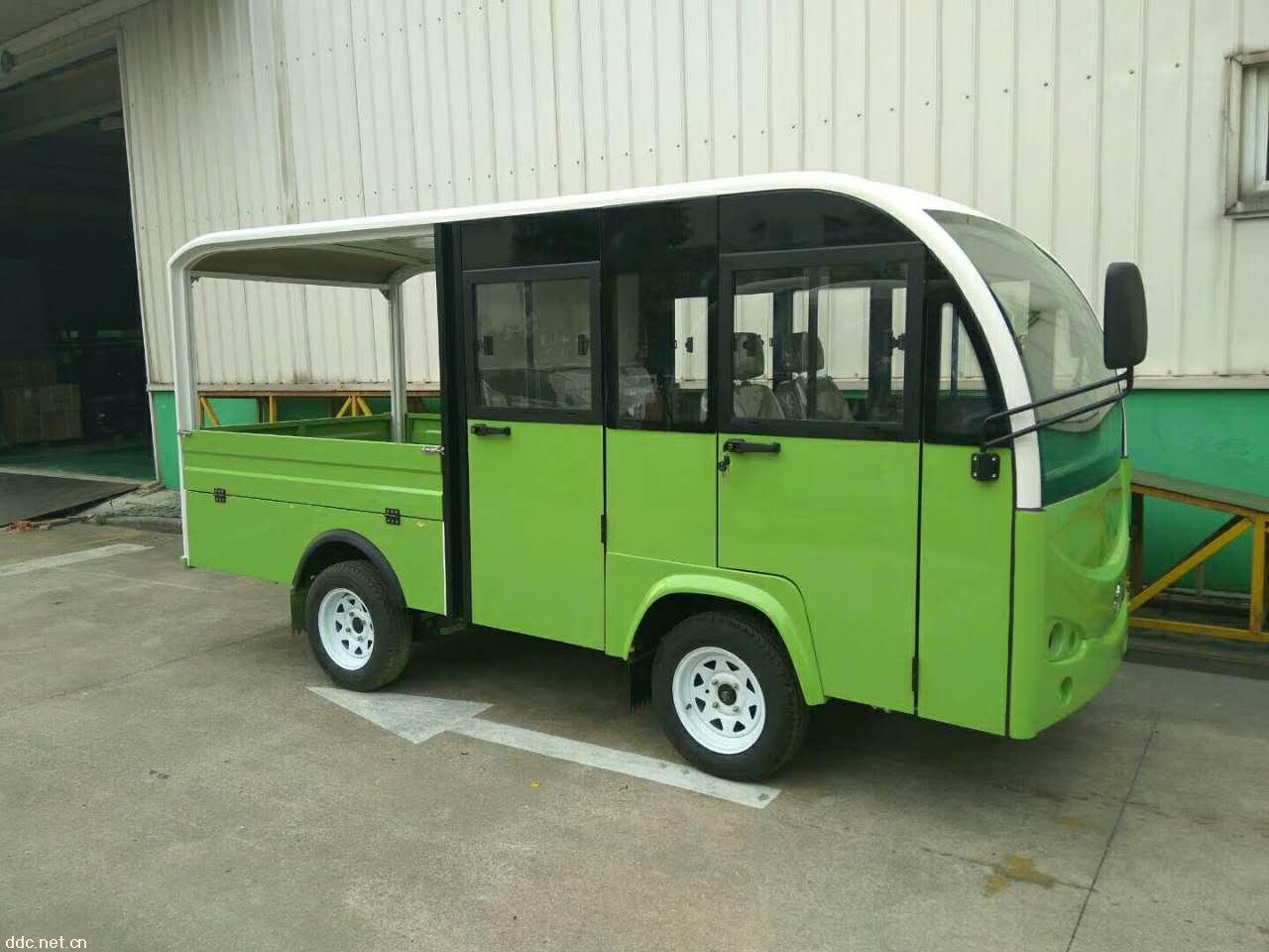 南通双排场内电瓶搬运车 物料转运平板车