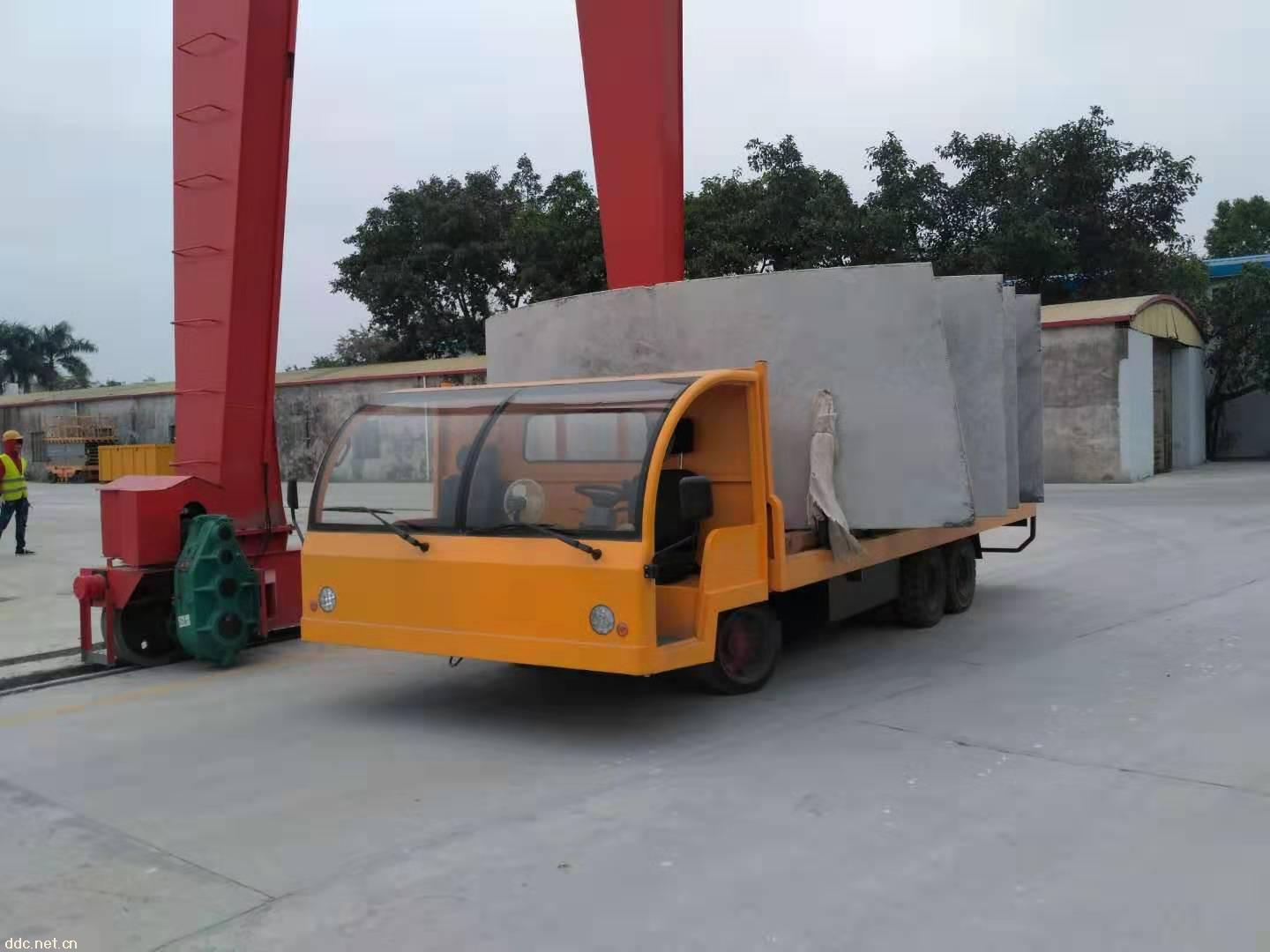 酒厂转运食材电动平板车 纯电动载货车