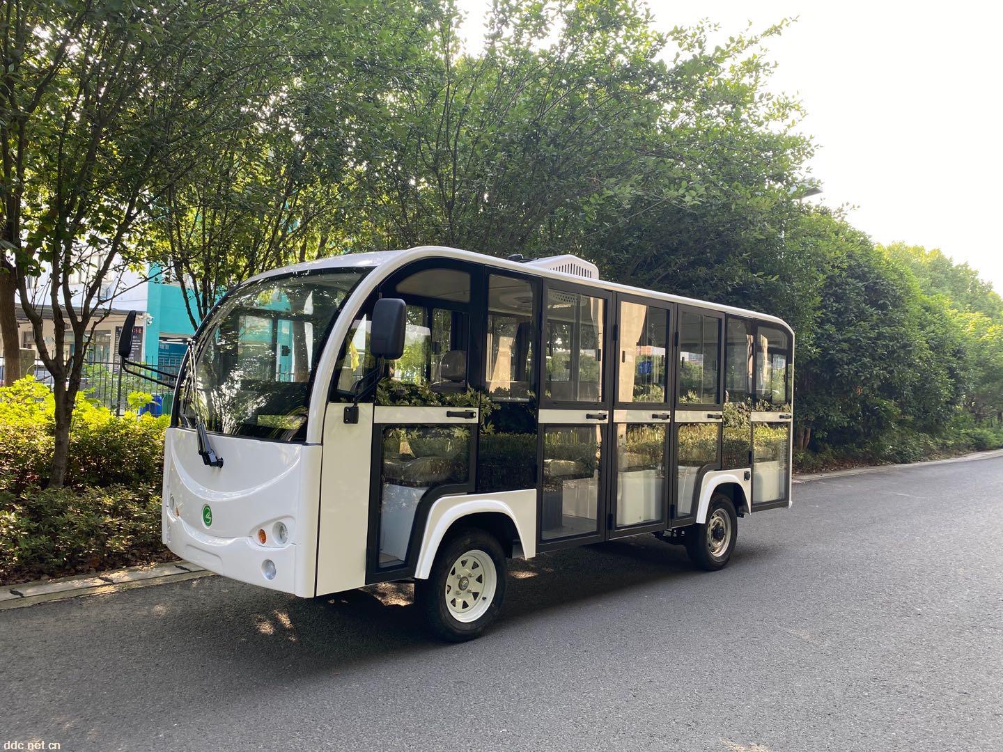 全封闭景区带空调电动观光车