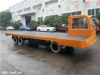 5吨电动平板货车单板驾驶电动搬运物料车