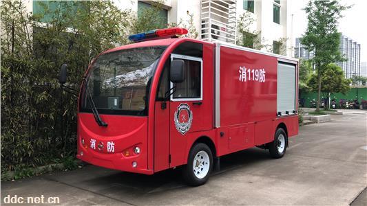 2吨带水箱电动消防车，苏州厂家微型电动消防车