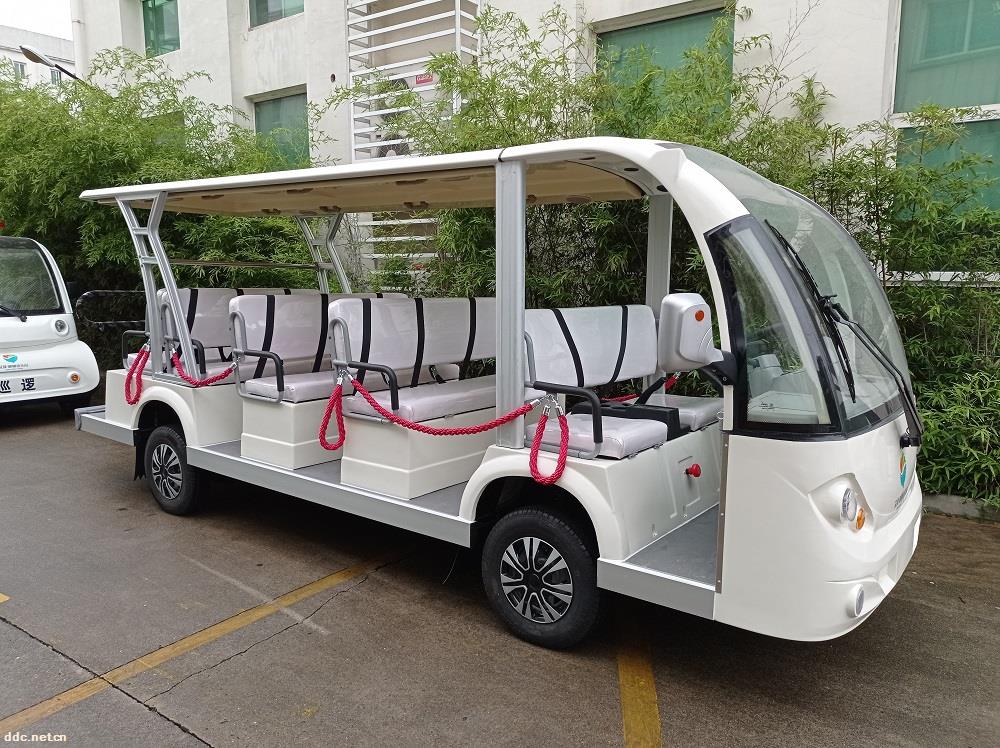  14座电动观光车 济南景区燃油观光游览车