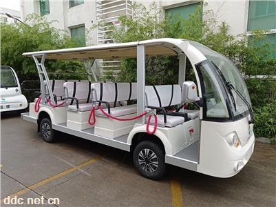 14座电动观光车 济南景区燃油观光游览车
