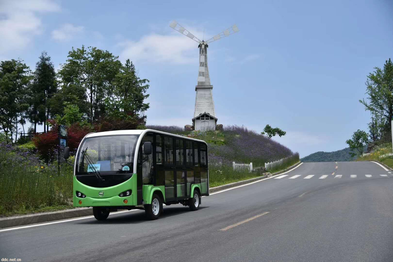 石家庄电动十四座观光车
