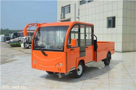 双排驾驶电动搬运平板车  电动货车