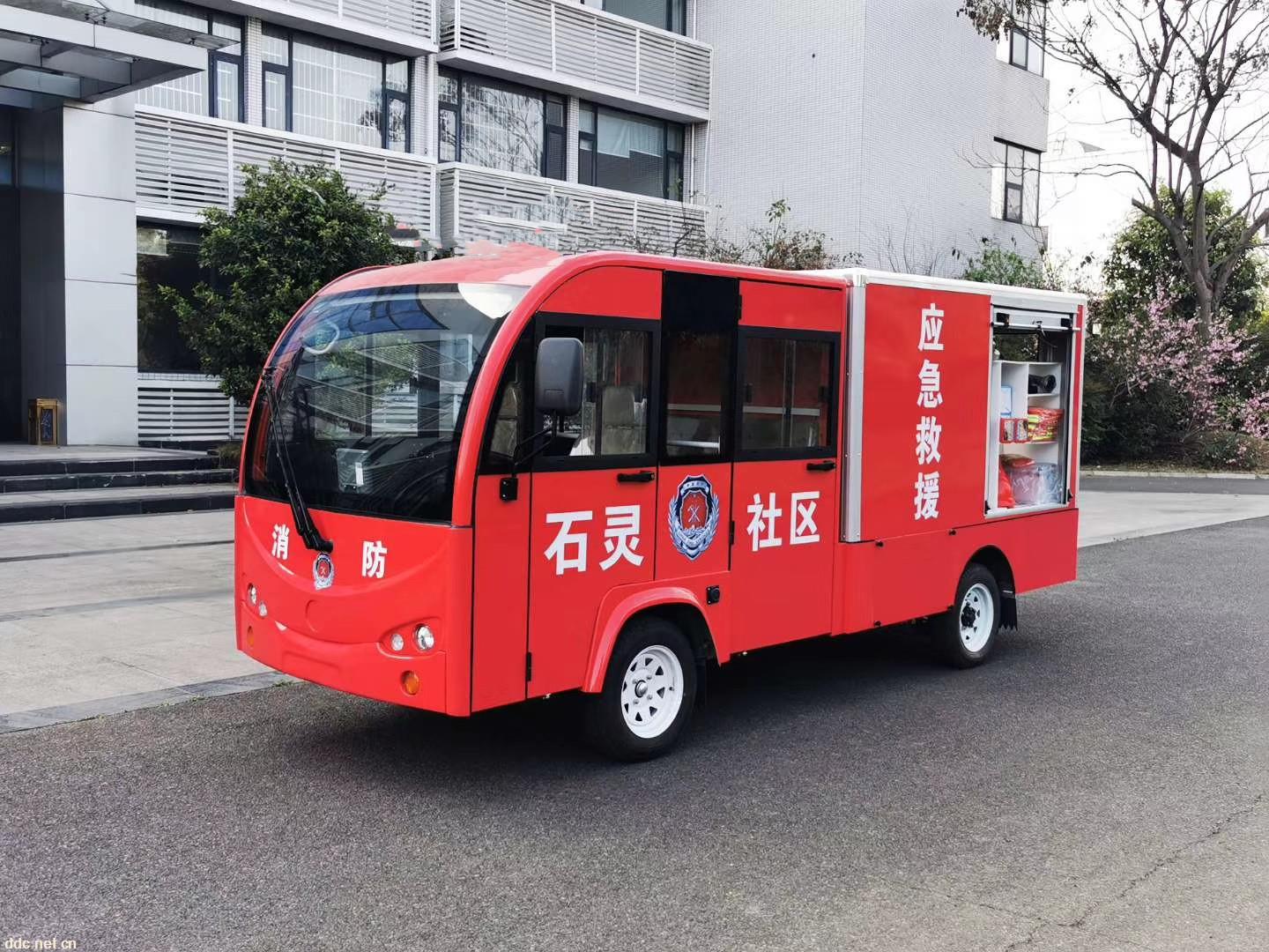 苏州小型电动消防车/公园景区微型泡沫消防车