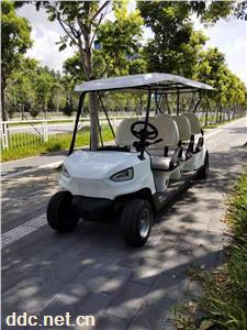 四轮电动高尔夫球车 6+2座高尔夫 高尔夫布草车