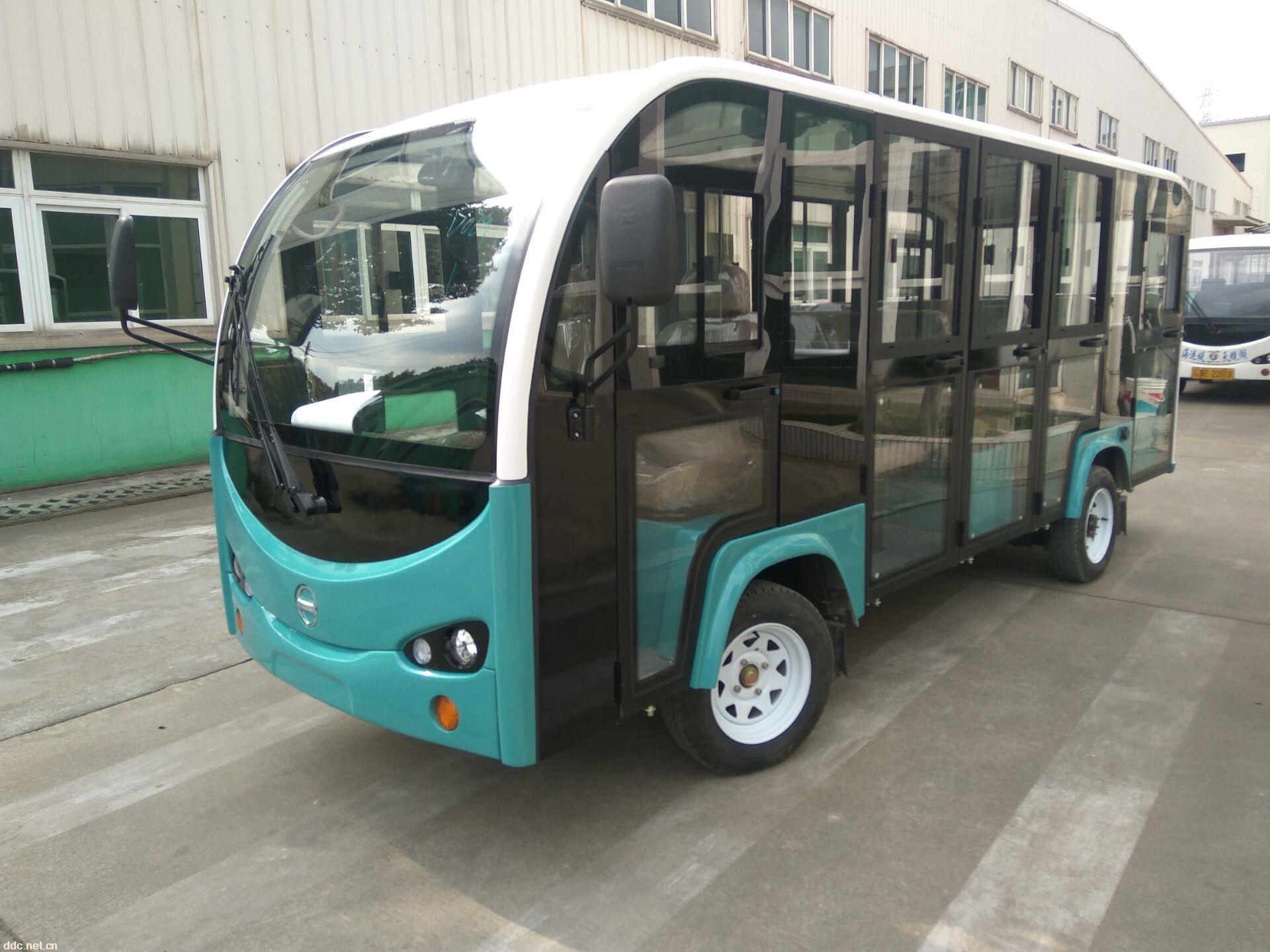 夏季敞开式观光车  带空调景区电动观光车 