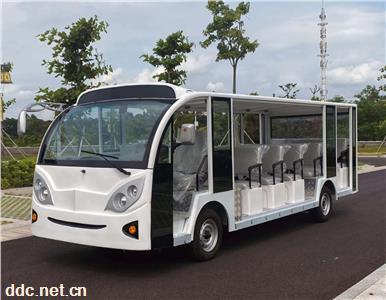14座游览观光车 景区游览车 全封闭观光车