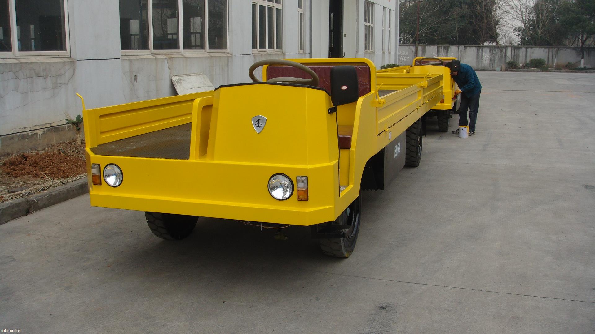 电动平板搬运车 单边驾驶电动转运车