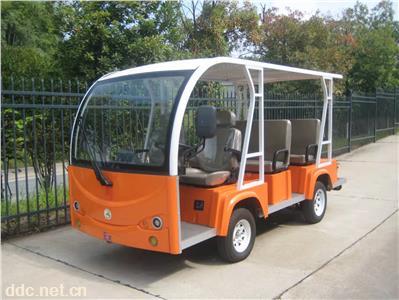 利凯士得14座景区游览观光车 敞篷式电动观光车