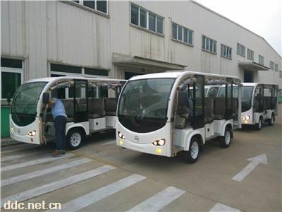 敞开式电动观光车14座11座不带门电动观光车