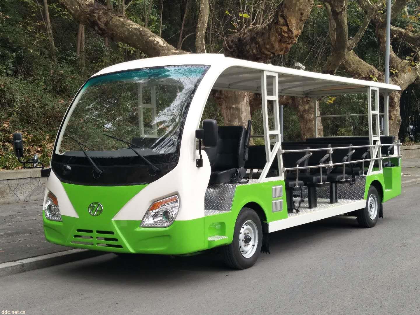 十四座传奇款电瓶观光车、景区接待观光车厂家