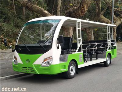 十四座传奇款电瓶观光车、景区接待观光车厂家