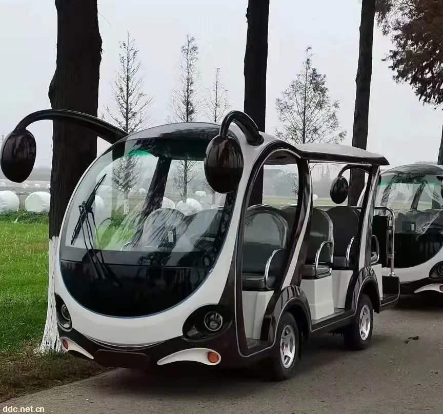 8座11座全玻璃门可装冷暖空调电动观光车