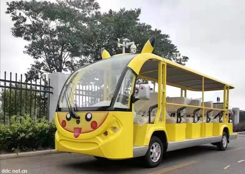 14座景区游览观光车 利凯士得电动观光车