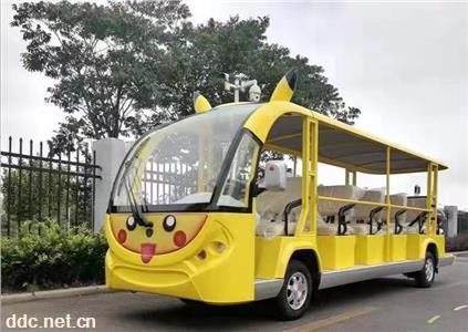 14座景区游览观光车 利凯士得电动观光车