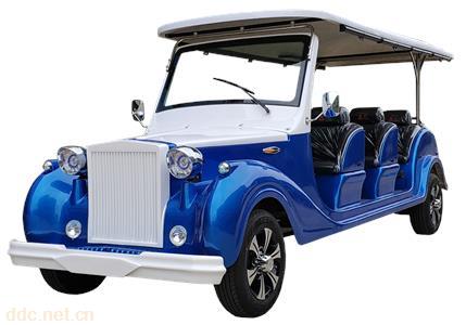 敞开式6座电动老爷车 公园景区观光车