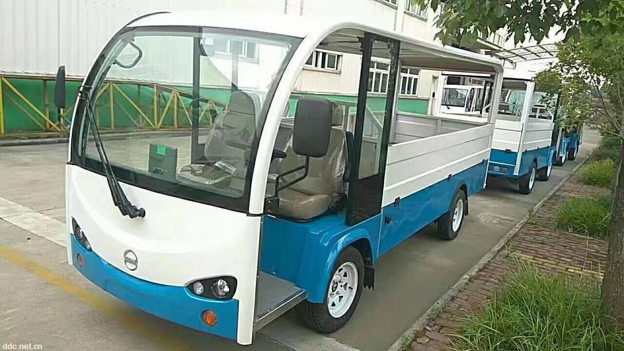 场内3吨带顶棚电动平板车 利凯士得电动货车