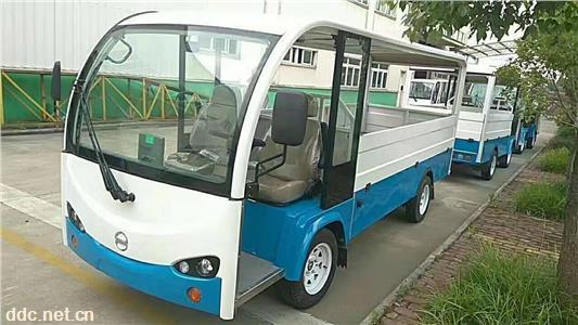 场内3吨带顶棚电动平板车 利凯士得电动货车