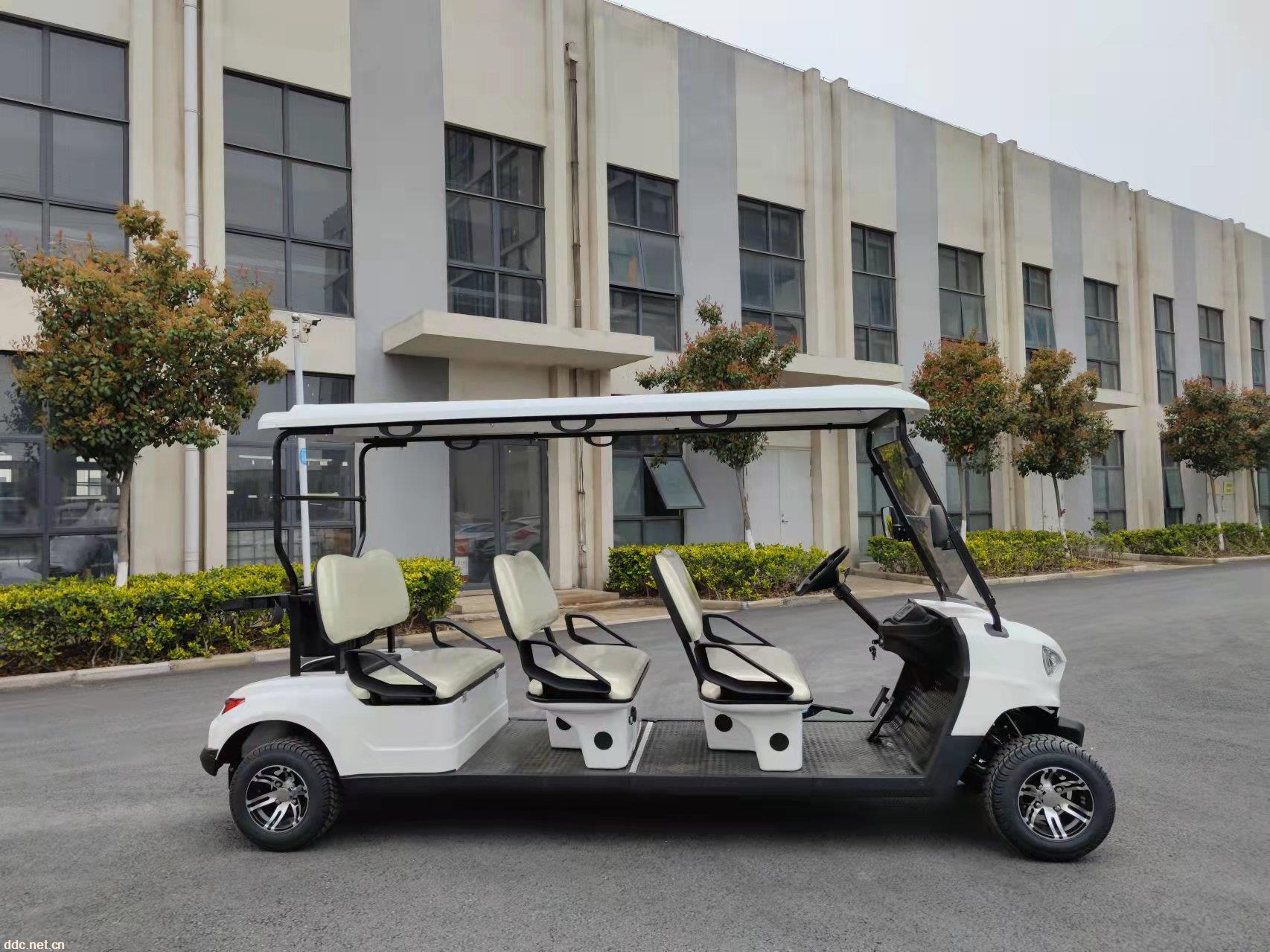 6座电动摆渡车电动高尔夫球车