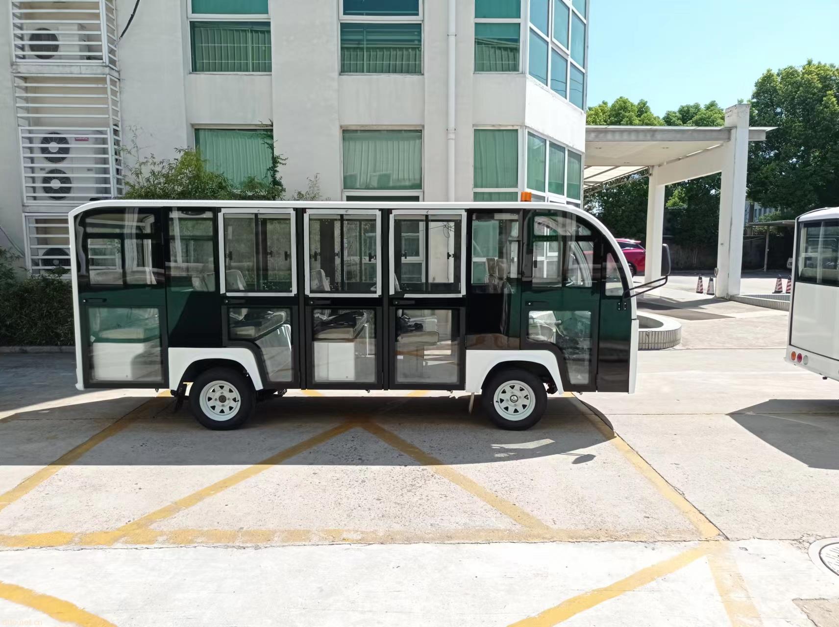 敦煌14座观光车带门 全封闭甘肃酒泉观光车