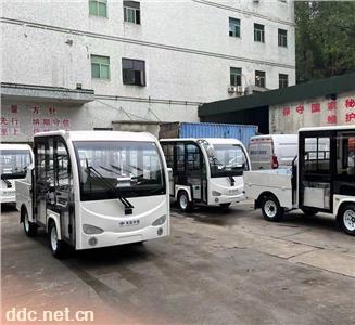 双排4人座电动平板车