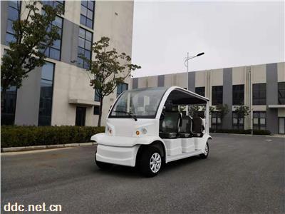 6座电动观光车 敞开式不带门观光车