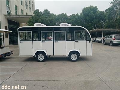 11座带带顶置空调电动观光车
