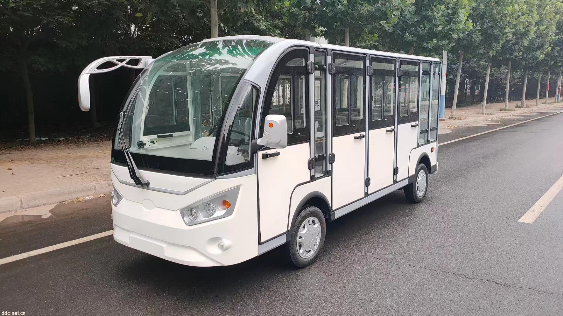 景区楼盘电动观光车  四轮电动车   厂区接待电瓶豪华车