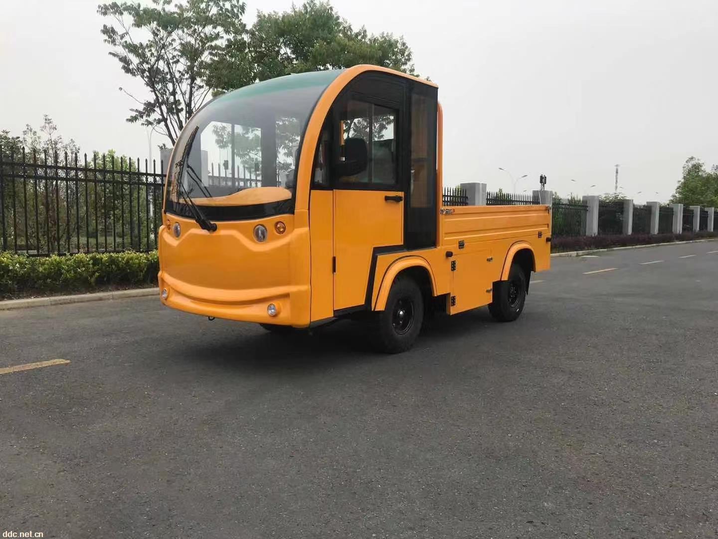 全玻璃门电瓶搬运车、敞开式电瓶搬运车四轮