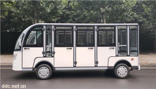 11座带门电动观光车场内运营车