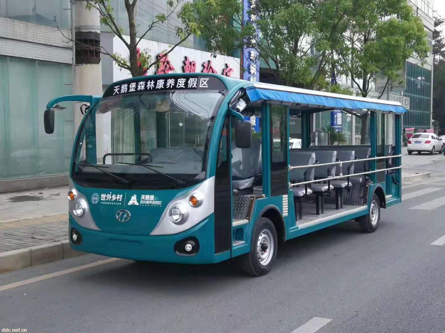 23座电动观光车 96伏11千瓦电机的观光车