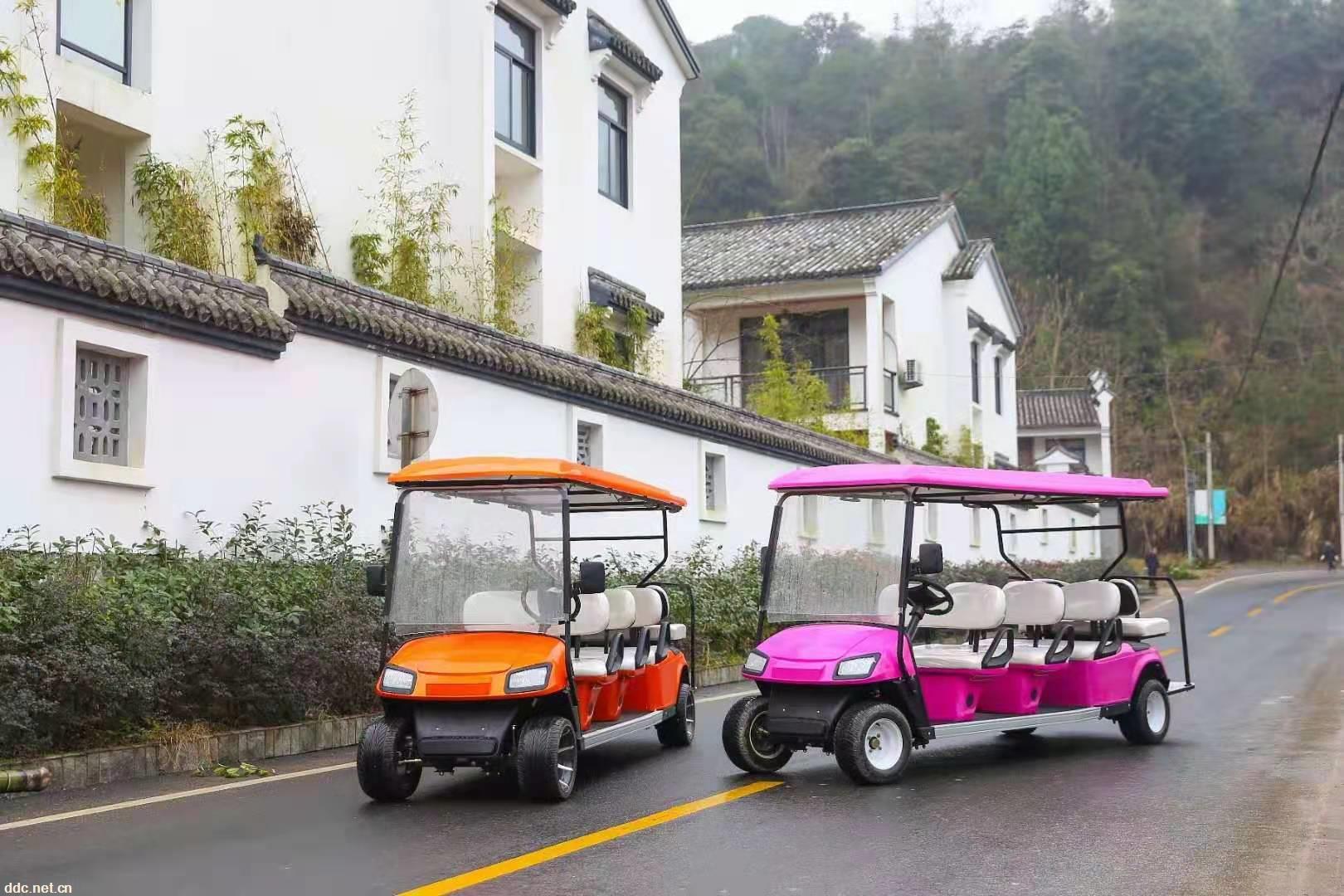 利凯八座电瓶高尔夫、楼盘接待看房车