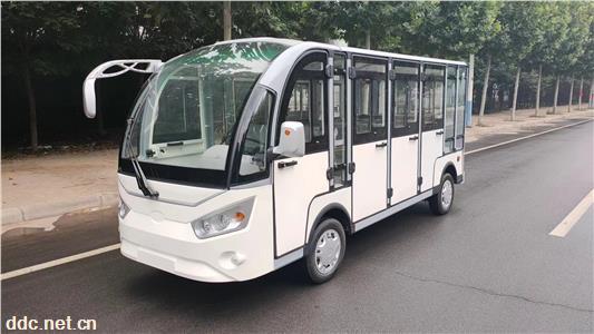 电动游览观光车，带门带空调观光车
