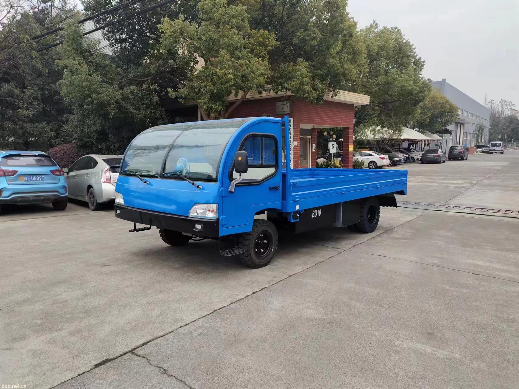 场内电动平板车，载重10吨电动货车