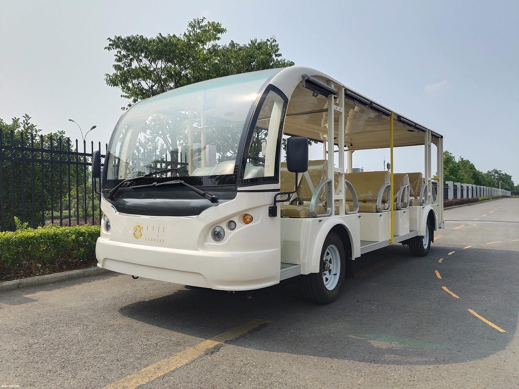 电动观光车 旅游景区四轮敞篷式游览车