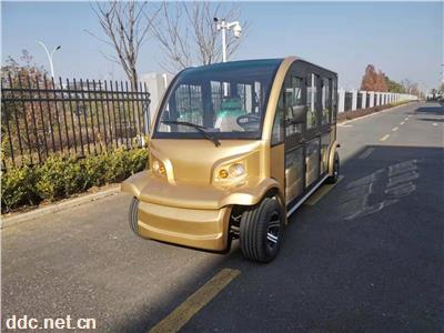 利凯士得带门电动游览观光车 电动观光车
