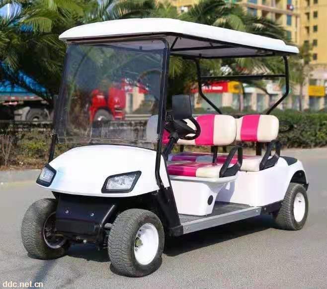 四座电瓶高尔夫球车、楼盘电瓶接待看房车利凯