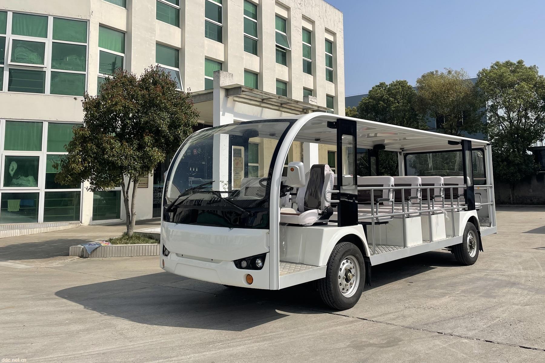 利凯士得23座新款电动观光车 电动游览观光车