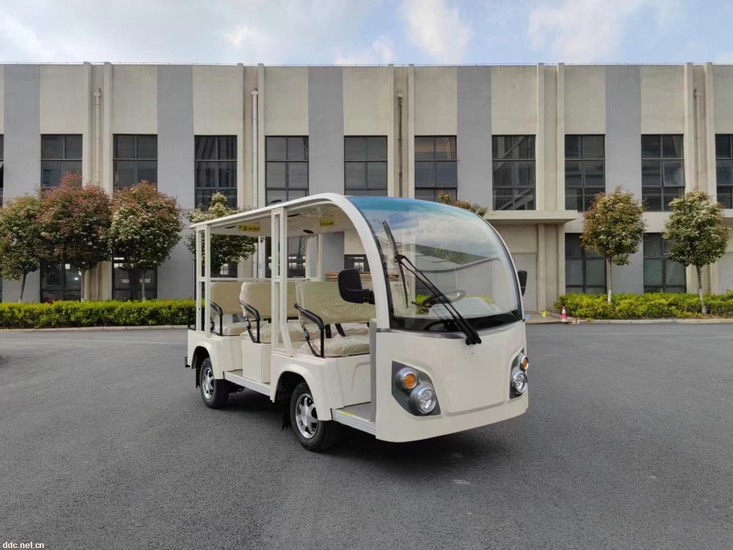 11座电瓶接待观光车、自家游览车电瓶车