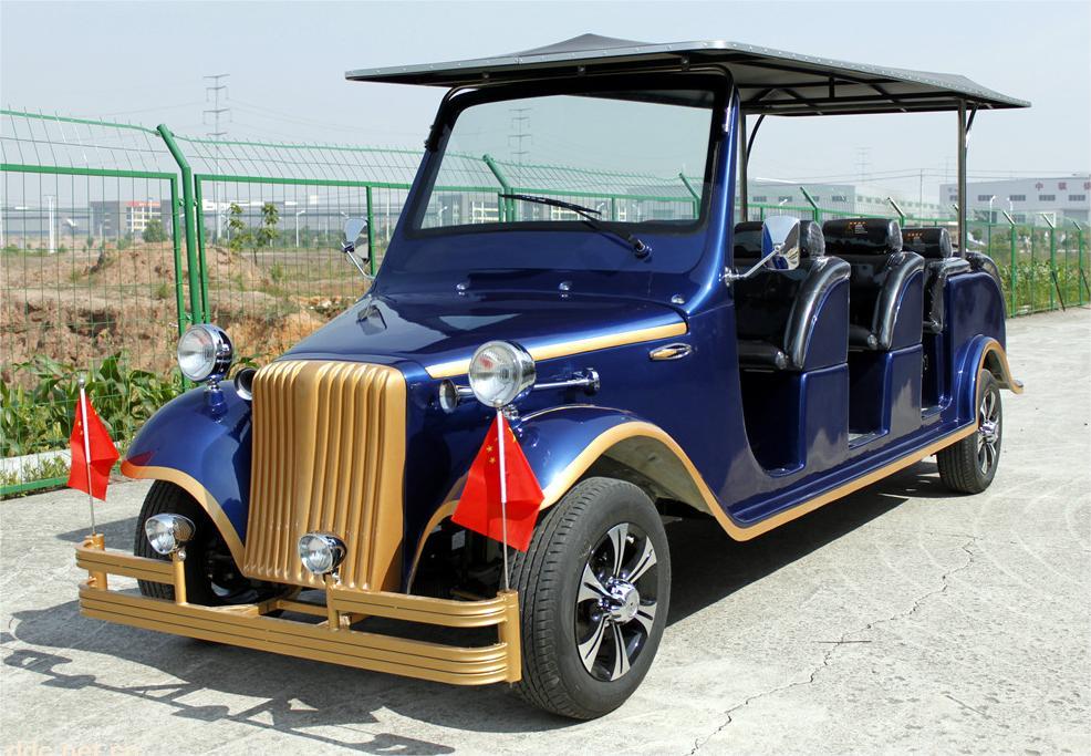 八座豪华款电瓶老爷车、房地产定制款老爷车
