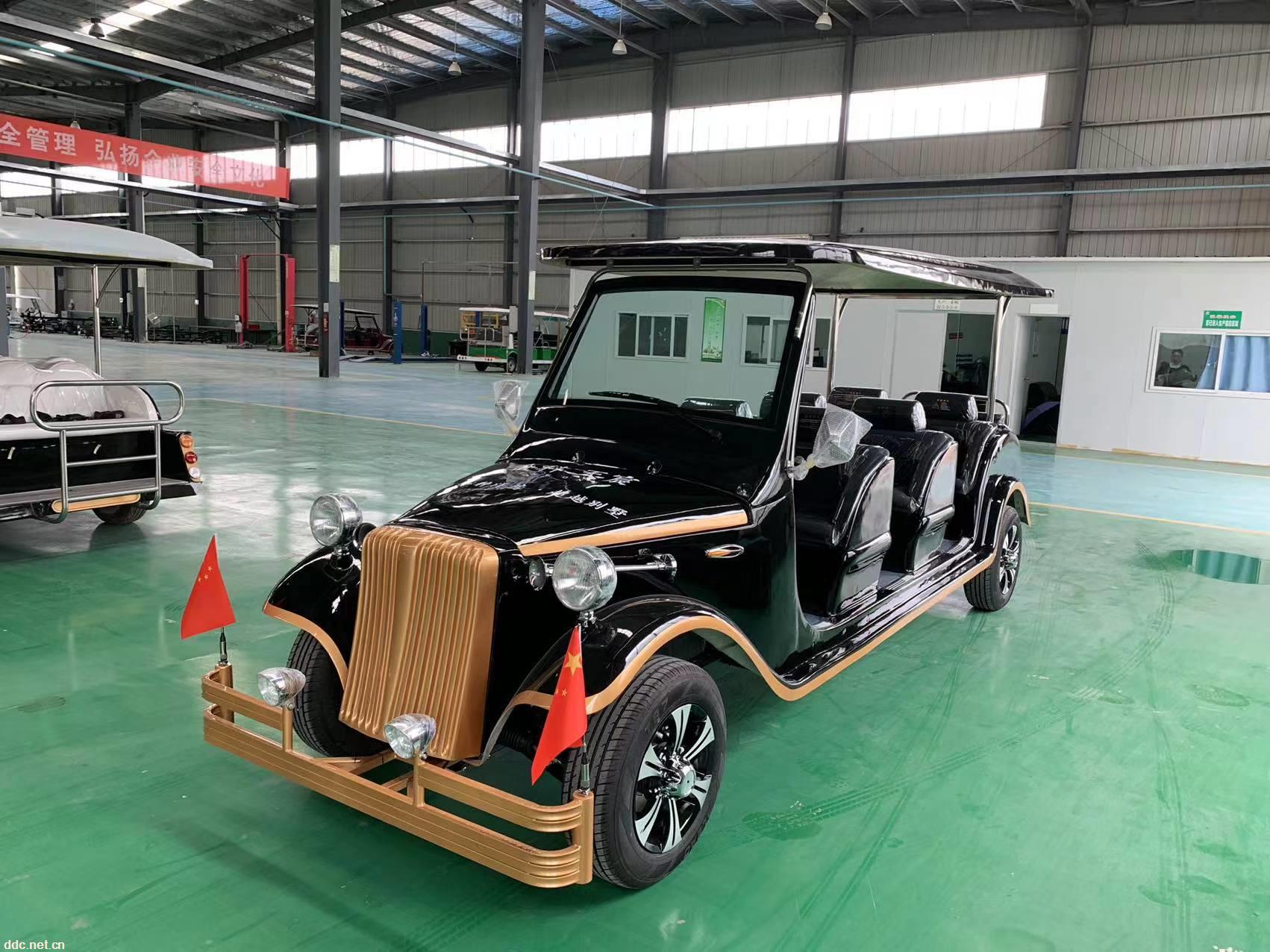 8座老爷车景区影视乐园观光车生态园观光电瓶车看房老爷车