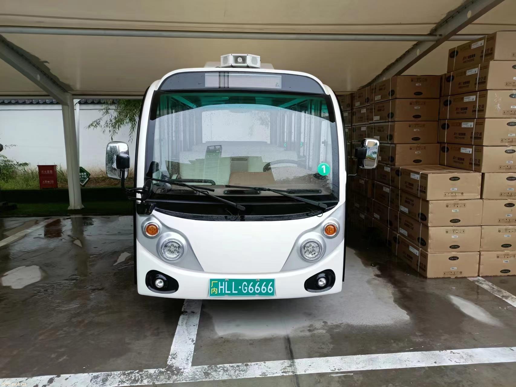 利凯士得带双空调电动观光车 适合夏天用的电动观光车