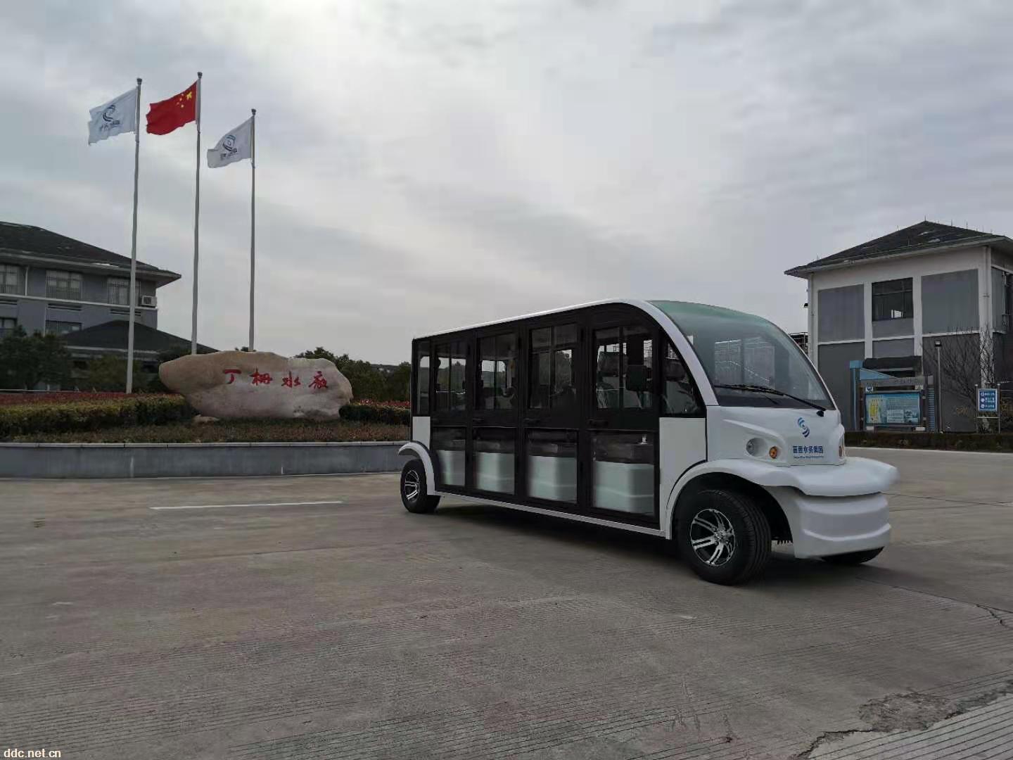 八座小型旅游车电动敞开式观光车